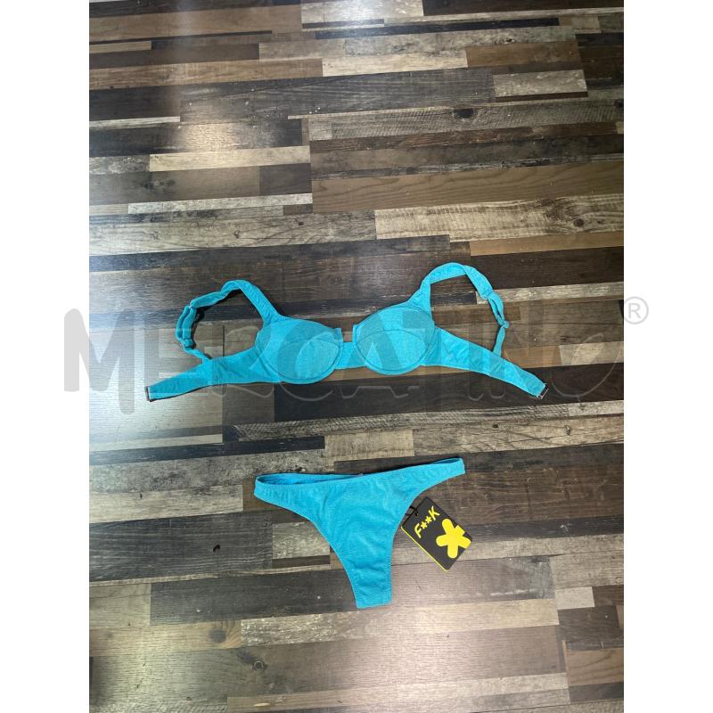 COSTUME DONNA FXXK CELESTE TG M  | Mercatino dell'Usato Montesilvano 1
