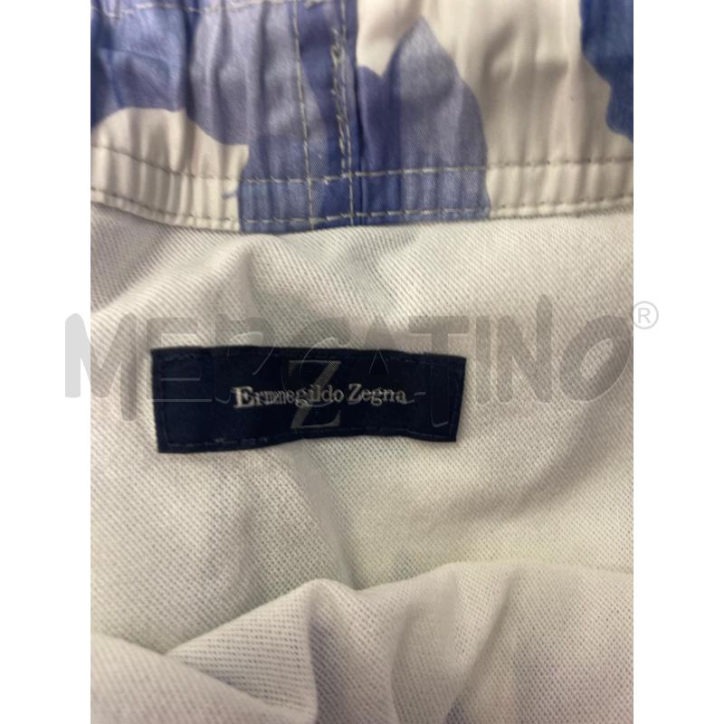 COSTUME UOMO ERMENEGILDO ZENGA BIANCO FIORI BLU | Mercatino dell'Usato Montesilvano 4