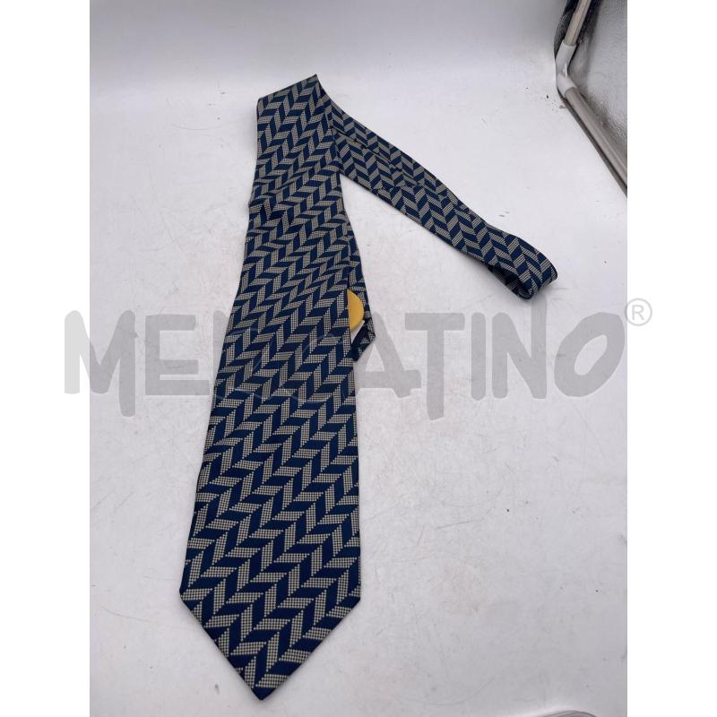 CRAVATTA ERMENEGILDO ZEGNA BEIGE BLU FANTASIA | Mercatino dell'Usato Montesilvano 1