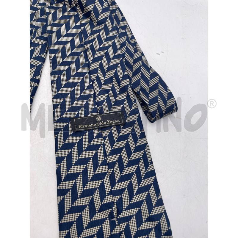 CRAVATTA ERMENEGILDO ZEGNA BEIGE BLU FANTASIA | Mercatino dell'Usato Montesilvano 2