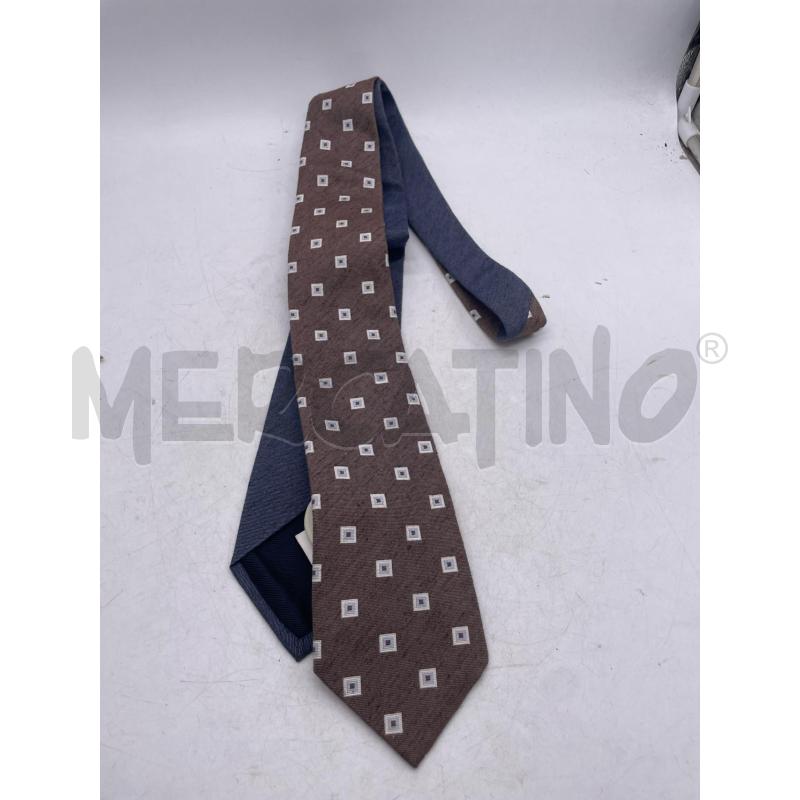 CRAVATTA ERMENEGILDO ZEGNA DOUBLE MARRO BLU | Mercatino dell'Usato Montesilvano 1