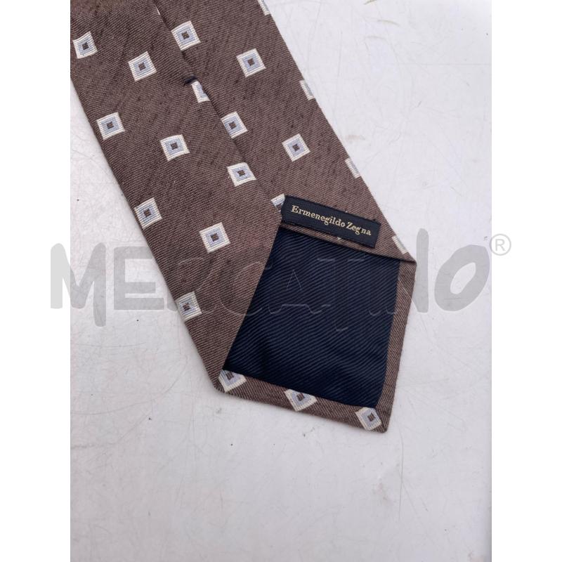 CRAVATTA ERMENEGILDO ZEGNA DOUBLE MARRO BLU | Mercatino dell'Usato Montesilvano 2