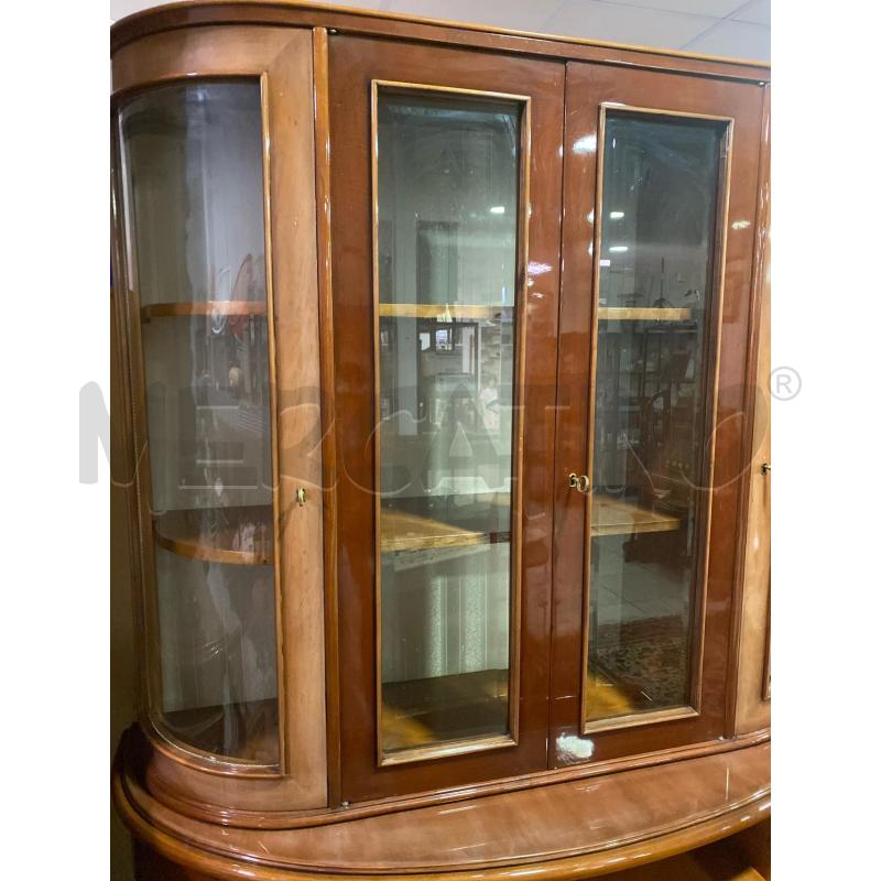 CREDENZA LEGNO CLASSICA VETRINA | Mercatino dell'Usato Montesilvano 3