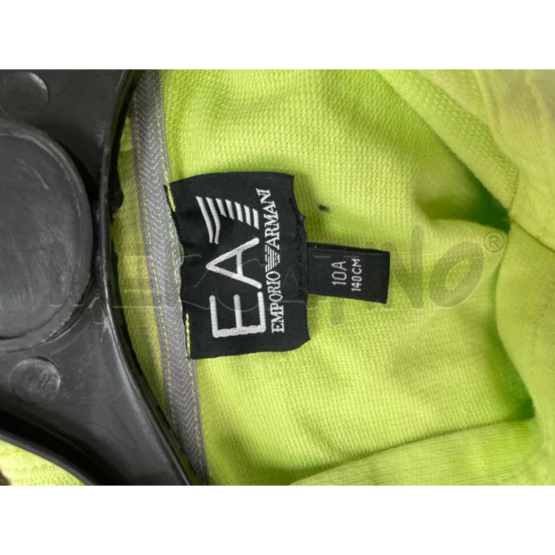 FELPA BAMBINO EMPORIO ARMANI GIALLO  | Mercatino dell'Usato Montesilvano 3