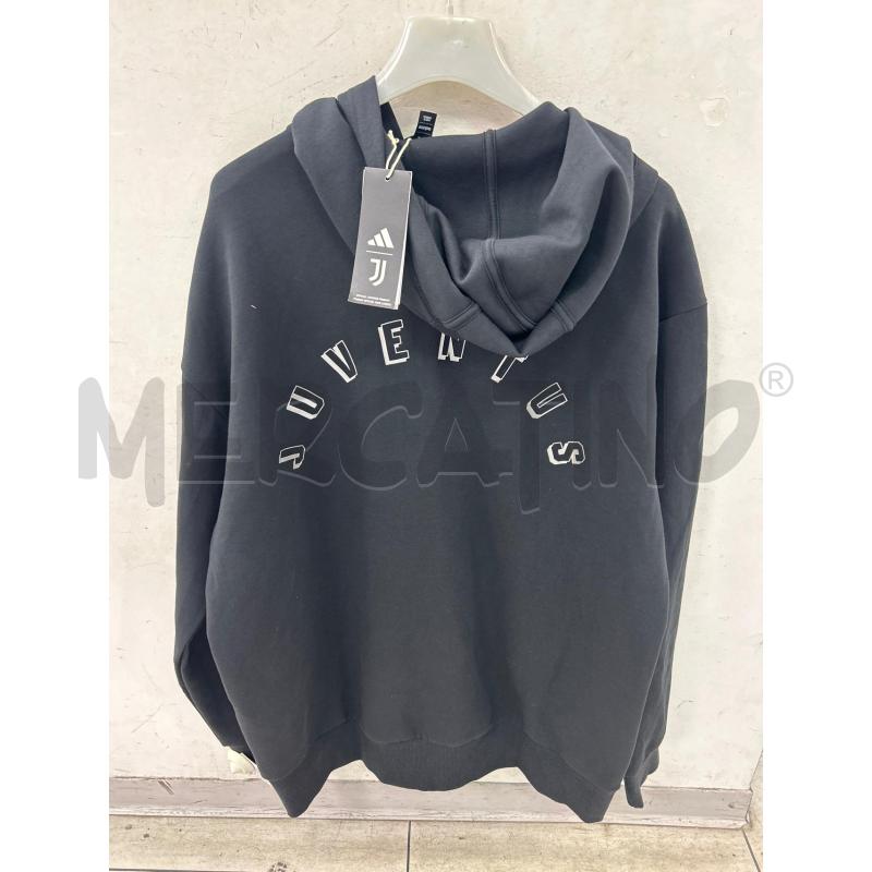 FELPA UOMO NERA ADIDAS JUVE ZIP | Mercatino dell'Usato Montesilvano 2
