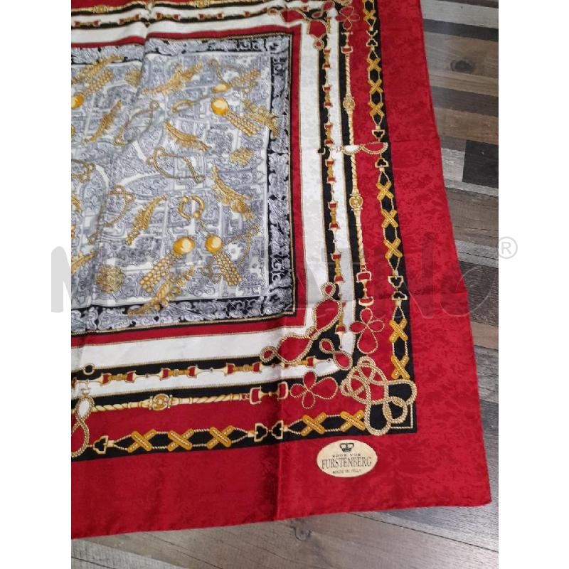 FOULARD EGON VON FURTENBERG ROSSO | Mercatino dell'Usato Montesilvano 2