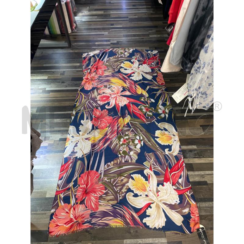 FOULARD LAURA BIAGIOTTIO FIORATO ROSA | Mercatino dell'Usato Montesilvano 1
