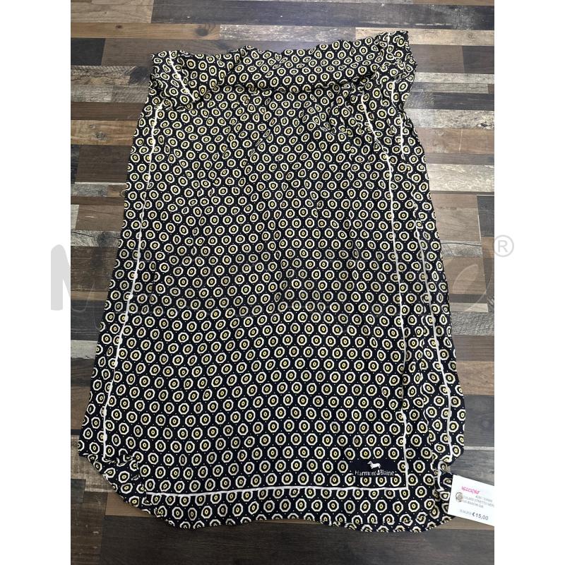 FOULARD STRETTO NERO POIS BIANCHI GIALLI | Mercatino dell'Usato Montesilvano 3