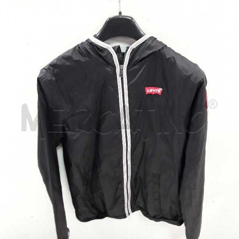GIACCA BAMBINO A VENTO LEVIS NERO SCRITTA CAPPUCCIO | Mercatino dell'Usato Montesilvano 1