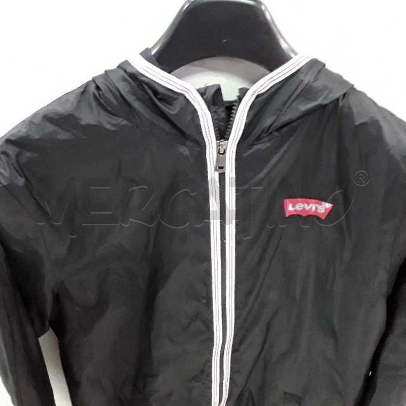 GIACCA BAMBINO A VENTO LEVIS NERO SCRITTA CAPPUCCIO | Mercatino dell'Usato Montesilvano 2