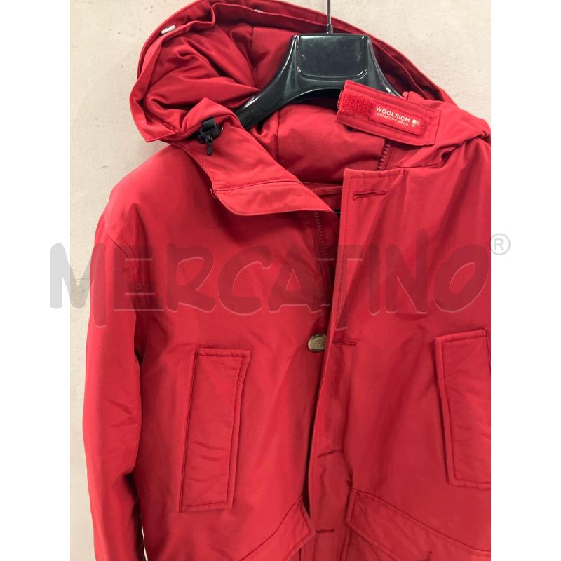 GIACCA BAMBINO WOOLRICH ROSSO NO PELO CAPPUCCIO | Mercatino dell'Usato Montesilvano 2