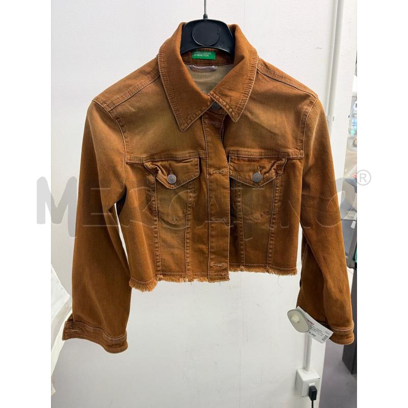 GIACCA DONNA BENETTON MARRO JEANS CROP | Mercatino dell'Usato Montesilvano 1