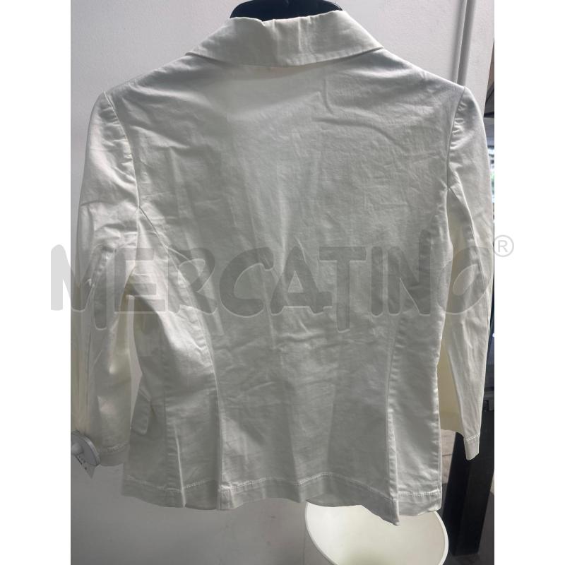 GIACCA DONNA CARLA G BIANCA MANICA 3/4 | Mercatino dell'Usato Montesilvano 3