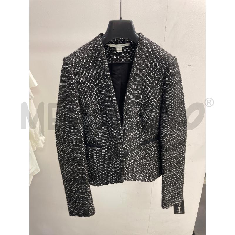 GIACCA DONNA DIANE VON  FURSTENBERG TG O BIANCA NERA | Mercatino dell'Usato Montesilvano 1