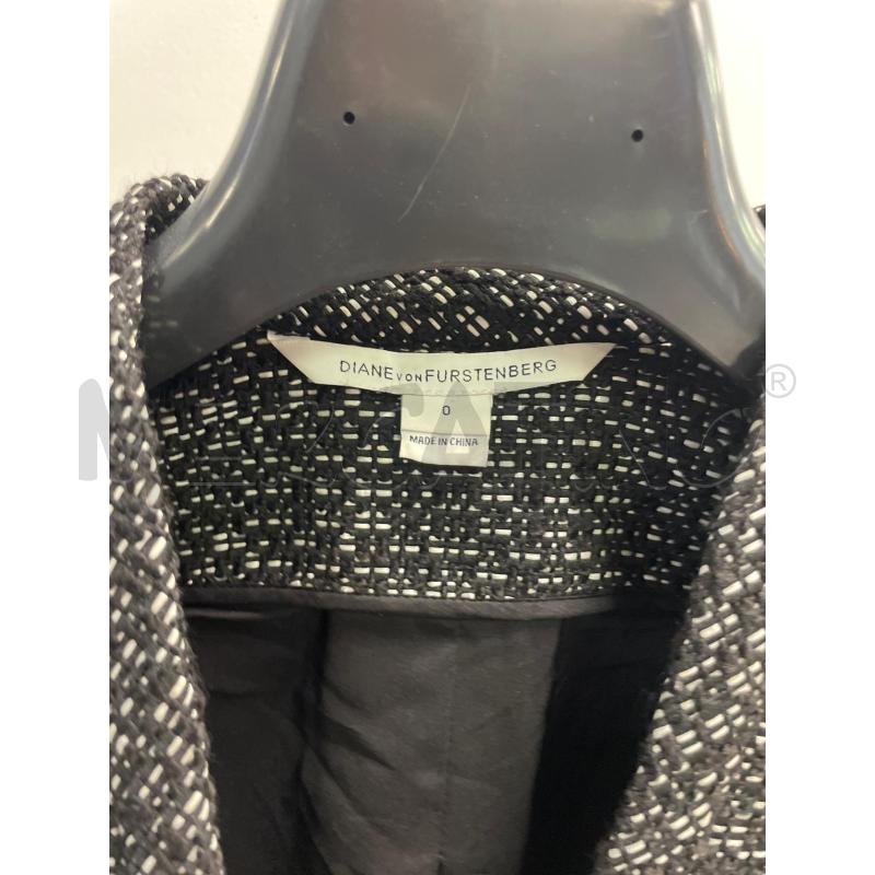 GIACCA DONNA DIANE VON  FURSTENBERG TG O BIANCA NERA | Mercatino dell'Usato Montesilvano 2