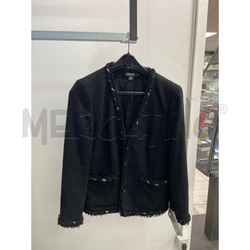 GIACCA DONNA DKNY NERA DETT SFILACCIATA INTRECCIATA | Mercatino dell'Usato Montesilvano 1