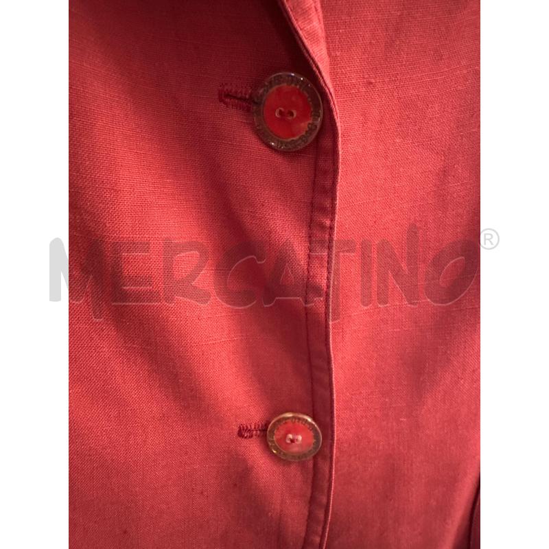 GIACCA DONNA D&G ROSSA LINO  | Mercatino dell'Usato Montesilvano 2