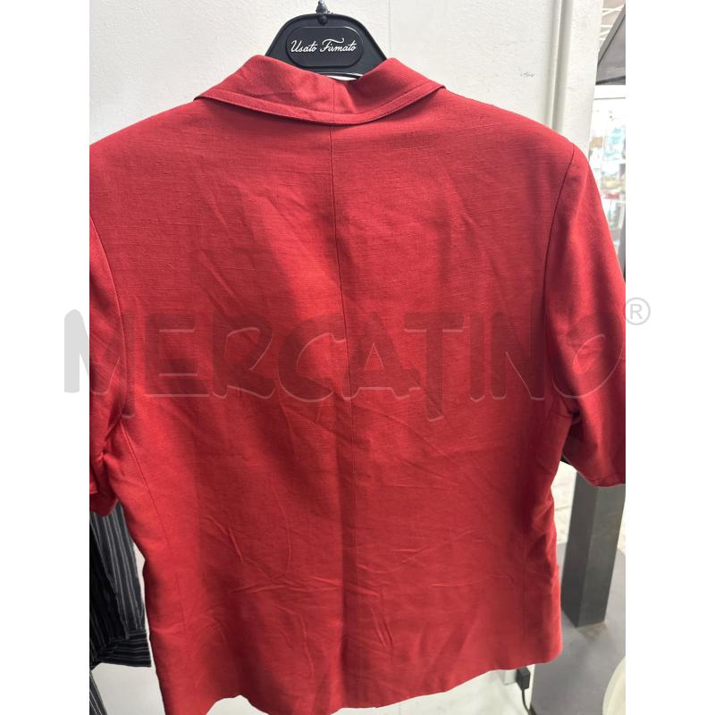 GIACCA DONNA D&G ROSSA LINO  | Mercatino dell'Usato Montesilvano 4