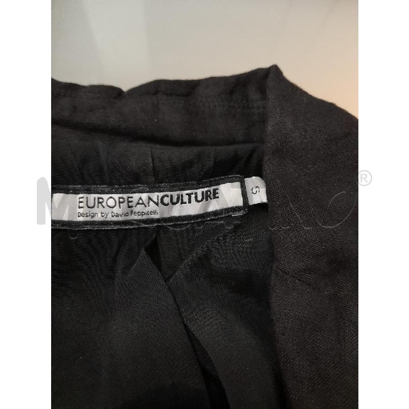 GIACCA DONNA EUROPEAN CULTURE NERA TG S | Mercatino dell'Usato Montesilvano 3