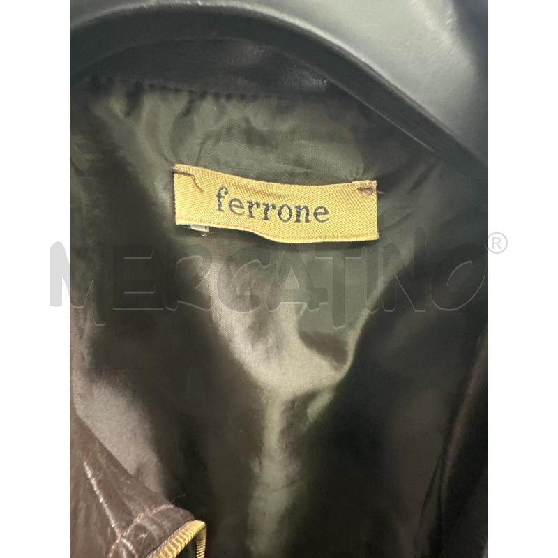 GIACCA DONNA FERRONE MARRO ECOPELLE FOGLIE  | Mercatino dell'Usato Montesilvano 2