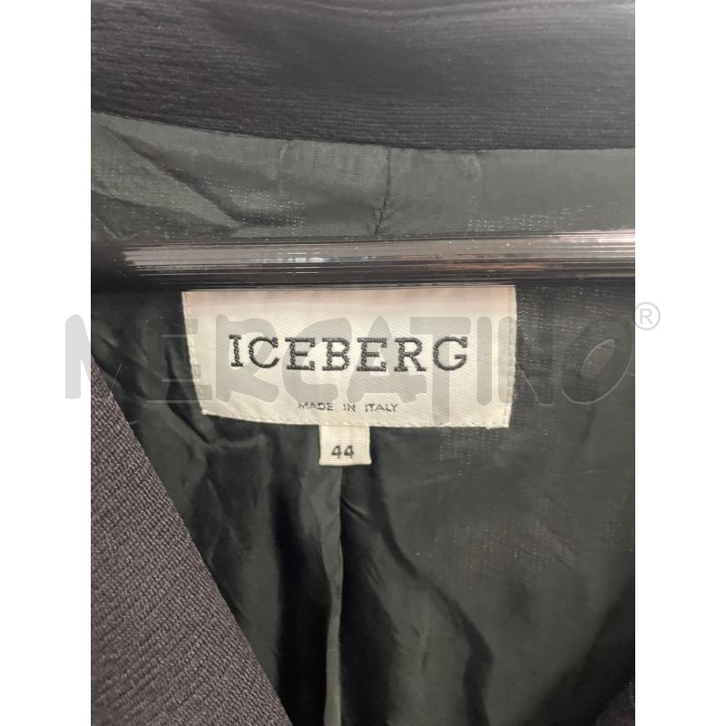 GIACCA DONNA ICEBERG NERA LUNGA LEGGERA  | Mercatino dell'Usato Montesilvano 2