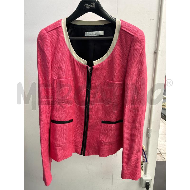GIACCA DONNA INTREND ROSA COLLO BEIGE | Mercatino dell'Usato Montesilvano 1
