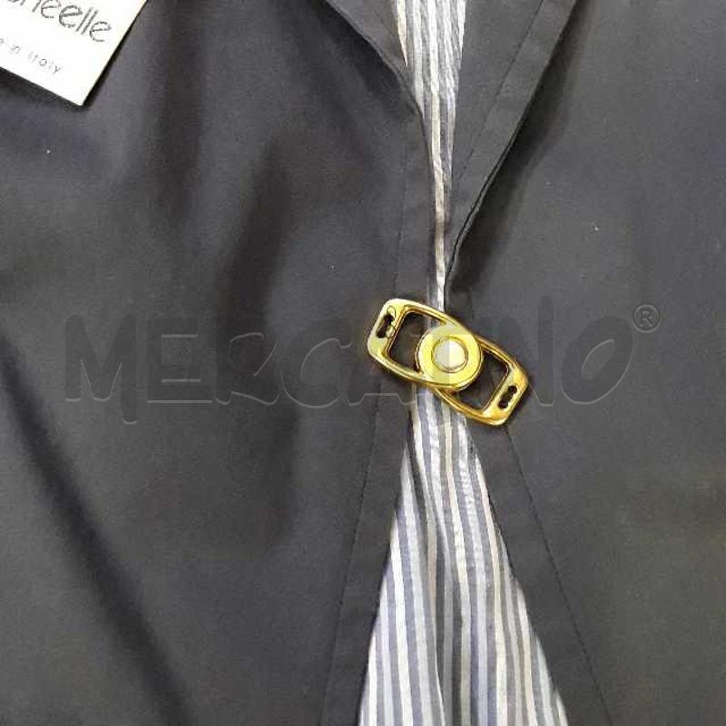 GIACCA DONNA LEISHEELLE AZZURRA CHIUSURA DORATA | Mercatino dell'Usato Montesilvano 3