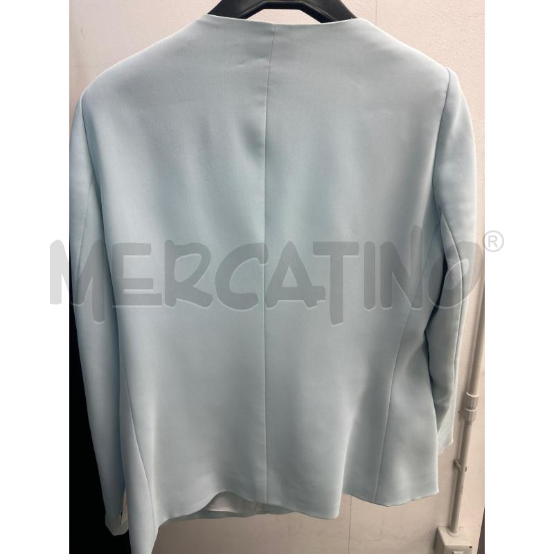 GIACCA DONNA LUISA SPAGNOLI AZZURRA NOTTONI DORATI AZZURRI  | Mercatino dell'Usato Montesilvano 4