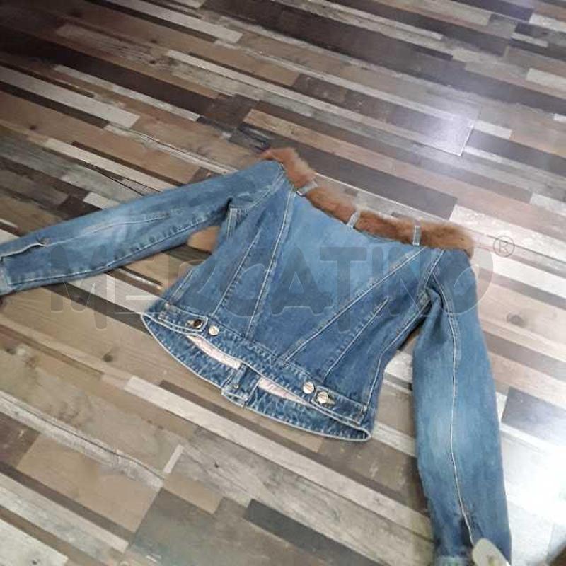 GIACCA DONNA LUISA SPAGNOLI JEANS LAV CHIARO CODINE VISONE | Mercatino dell'Usato Montesilvano 3