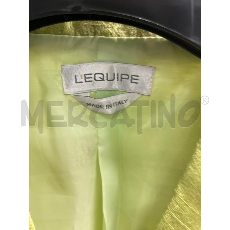 GIACCA DONNA L'EQUIPE VERDE ACIDO SETA | Mercatino dell'Usato Montesilvano 2