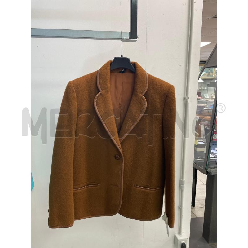 GIACCA DONNA MARRO LANA SUPERIOR BORDINO PELLE | Mercatino dell'Usato Montesilvano 1