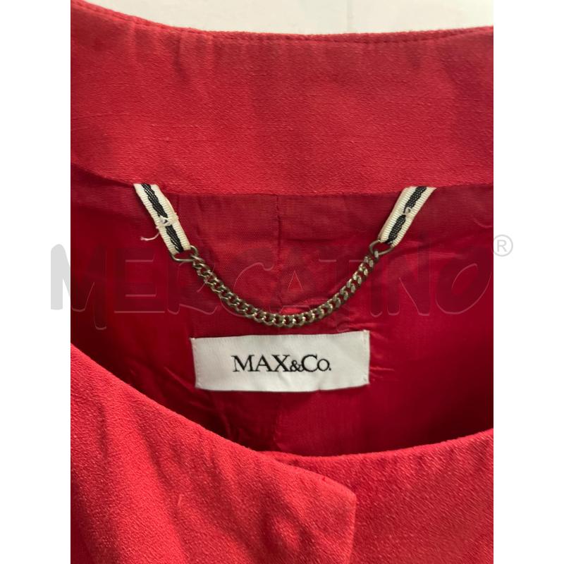 GIACCA DONNA MAX&CO ROSSA MEZZA MANICA | Mercatino dell'Usato Montesilvano 2