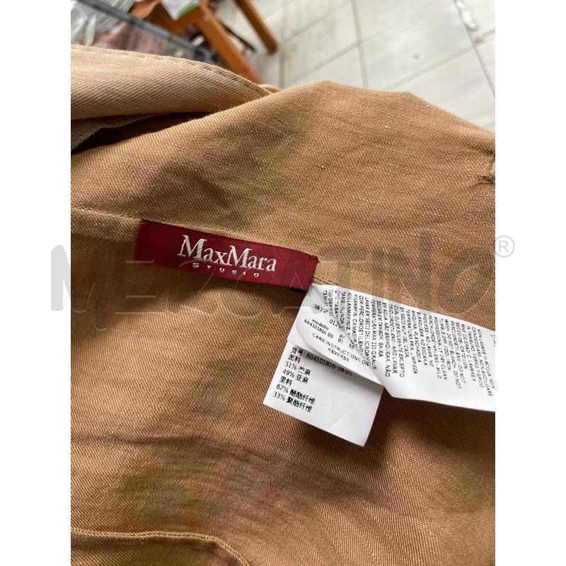GIACCA DONNA MAX MARA NOCCIOLA TG 38 | Mercatino dell'Usato Montesilvano 2