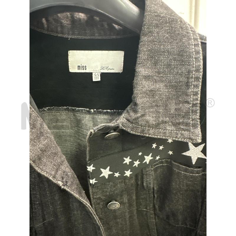 GIACCA DONNA MISS LES COPAINS JEANS GRIGIO INSERTI CAVALLINO | Mercatino dell'Usato Montesilvano 2