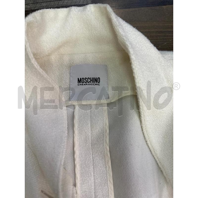 GIACCA DONNA MOSCHINO BIANCO TG 44  | Mercatino dell'Usato Montesilvano 2