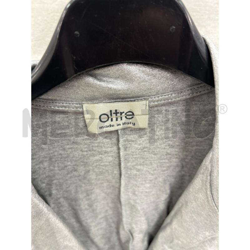 GIACCA DONNA OLTRE ARGENTATA ZIP TG GRANDE | Mercatino dell'Usato Montesilvano 2