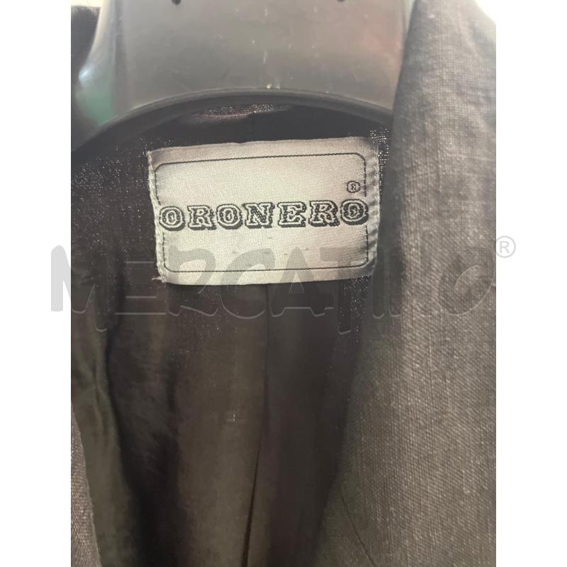 GIACCA DONNA ORONERO LINO NERA | Mercatino dell'Usato Montesilvano 2