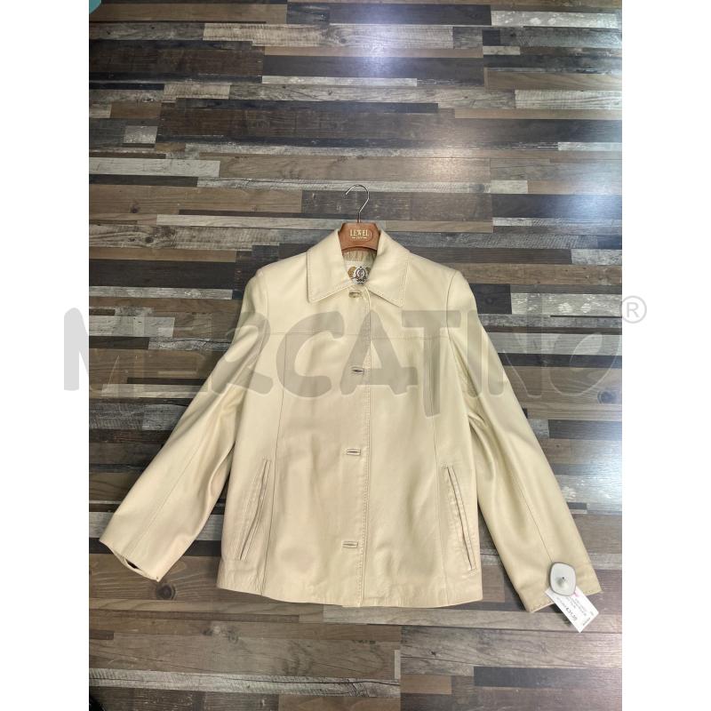 GIACCA DONNA PELLE BEIGE 1970 | Mercatino dell'Usato Montesilvano 1