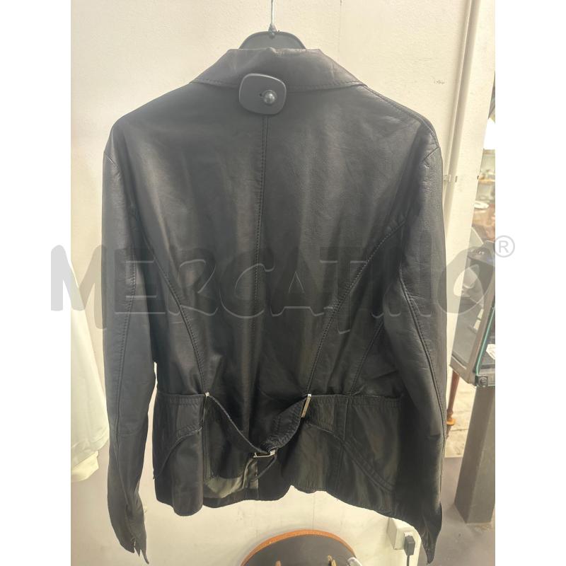 GIACCA DONNA PENNY BLACK PELLE NERA BOTTONI ARGENTATI RETTANGOLARI | Mercatino dell'Usato Montesilvano 2