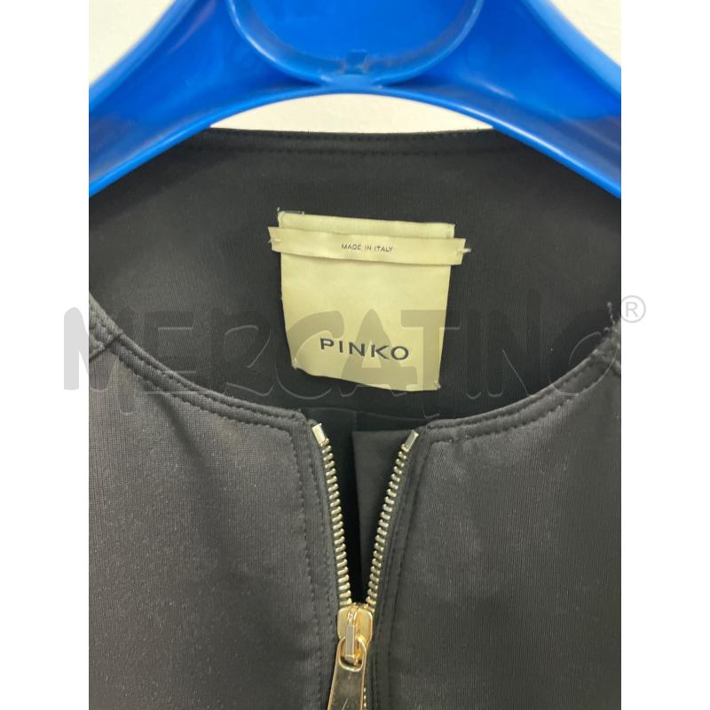 GIACCA DONNA PINKO NERO CROP | Mercatino dell'Usato Montesilvano 2
