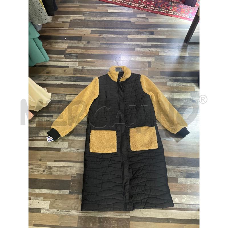 GIACCA DONNA SELECTED FEMME NERO TEDDY MARRO LUNGO | Mercatino dell'Usato Montesilvano 1