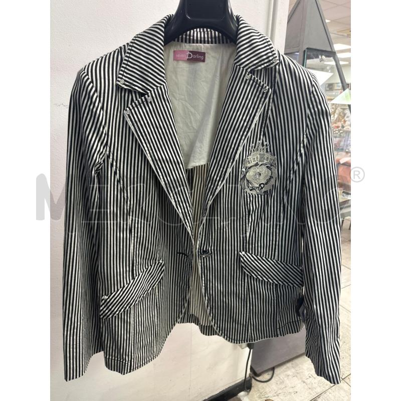GIACCA DONNA SEVERI DARLING RIGHINE NERE BIANCHE | Mercatino dell'Usato Montesilvano 1