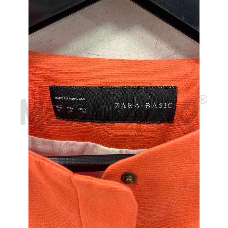 GIACCA DONNA ZARA BASIC ARANCIONE TG GRANDE | Mercatino dell'Usato Montesilvano 2