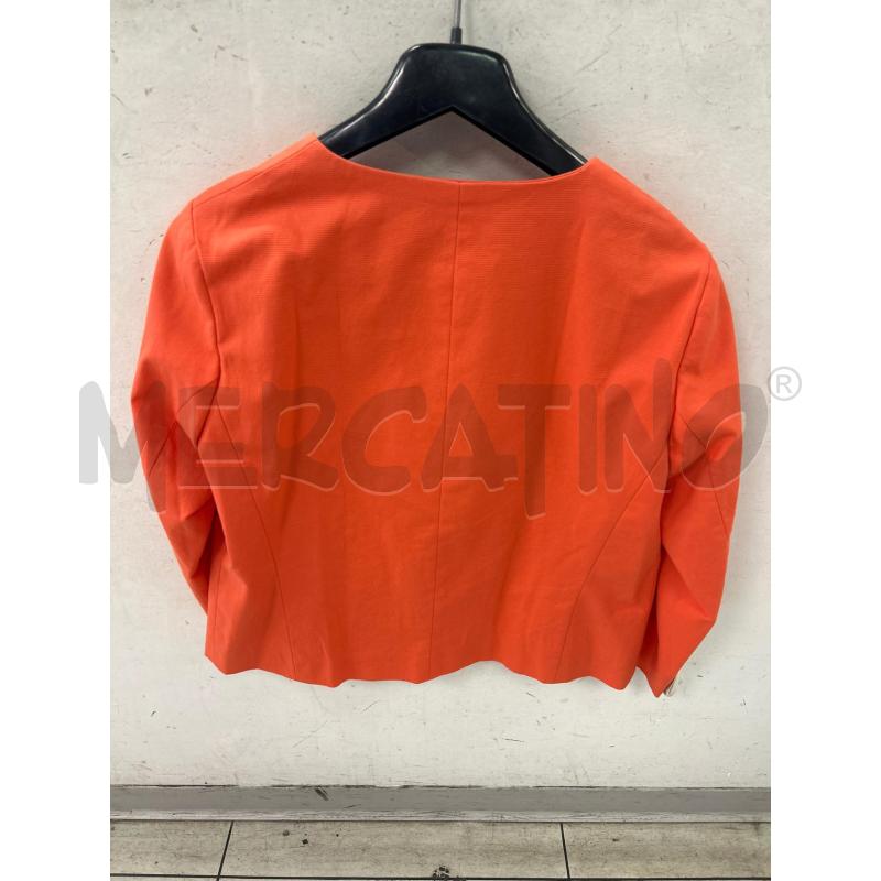 GIACCA DONNA ZARA BASIC ARANCIONE TG GRANDE | Mercatino dell'Usato Montesilvano 3