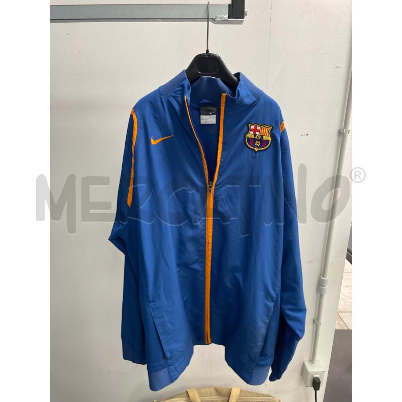 GIACCA UOMO BARCELONA BLU LOGO ARANCIO | Mercatino dell'Usato Montesilvano 1