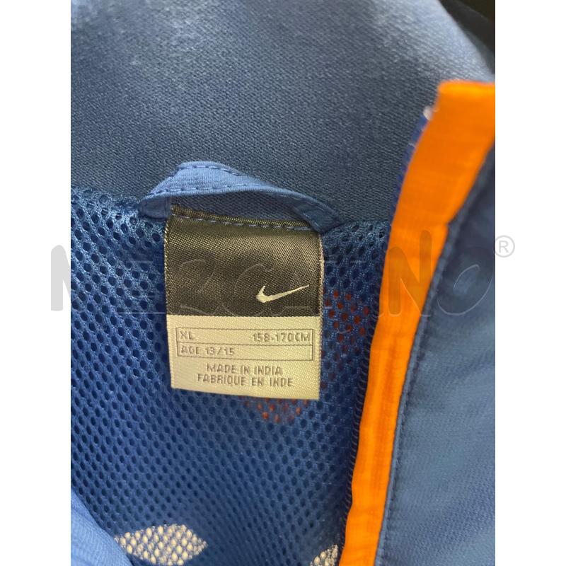 GIACCA UOMO BARCELONA BLU LOGO ARANCIO | Mercatino dell'Usato Montesilvano 3