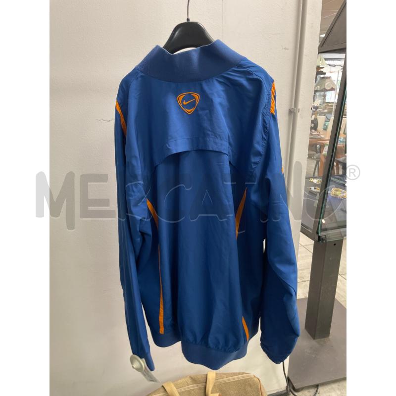 GIACCA UOMO BARCELONA BLU LOGO ARANCIO | Mercatino dell'Usato Montesilvano 4