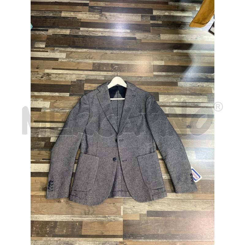 GIACCA UOMO BLY03 BLU BIANCA QUADRETTATA | Mercatino dell'Usato Montesilvano 1