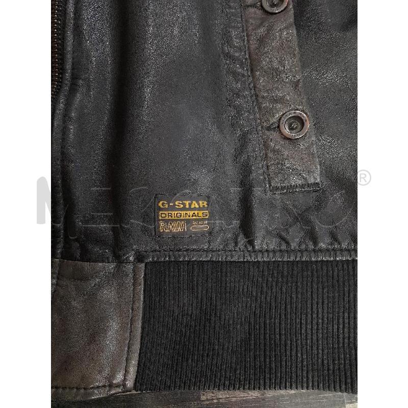 GIACCA UOMO GSTAR PELLE NERO VERDE | Mercatino dell'Usato Montesilvano 2