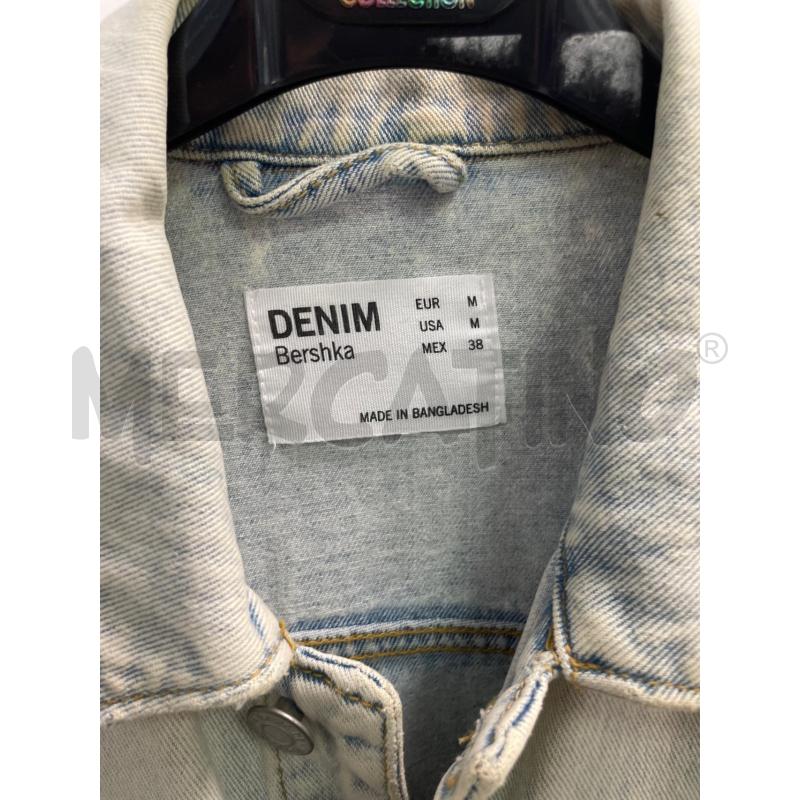 GIACCA UOMO JEANS BERSHKA LAV CHIARO STRAPPATO EFFETTO INVECCHIATO | Mercatino dell'Usato Montesilvano 2